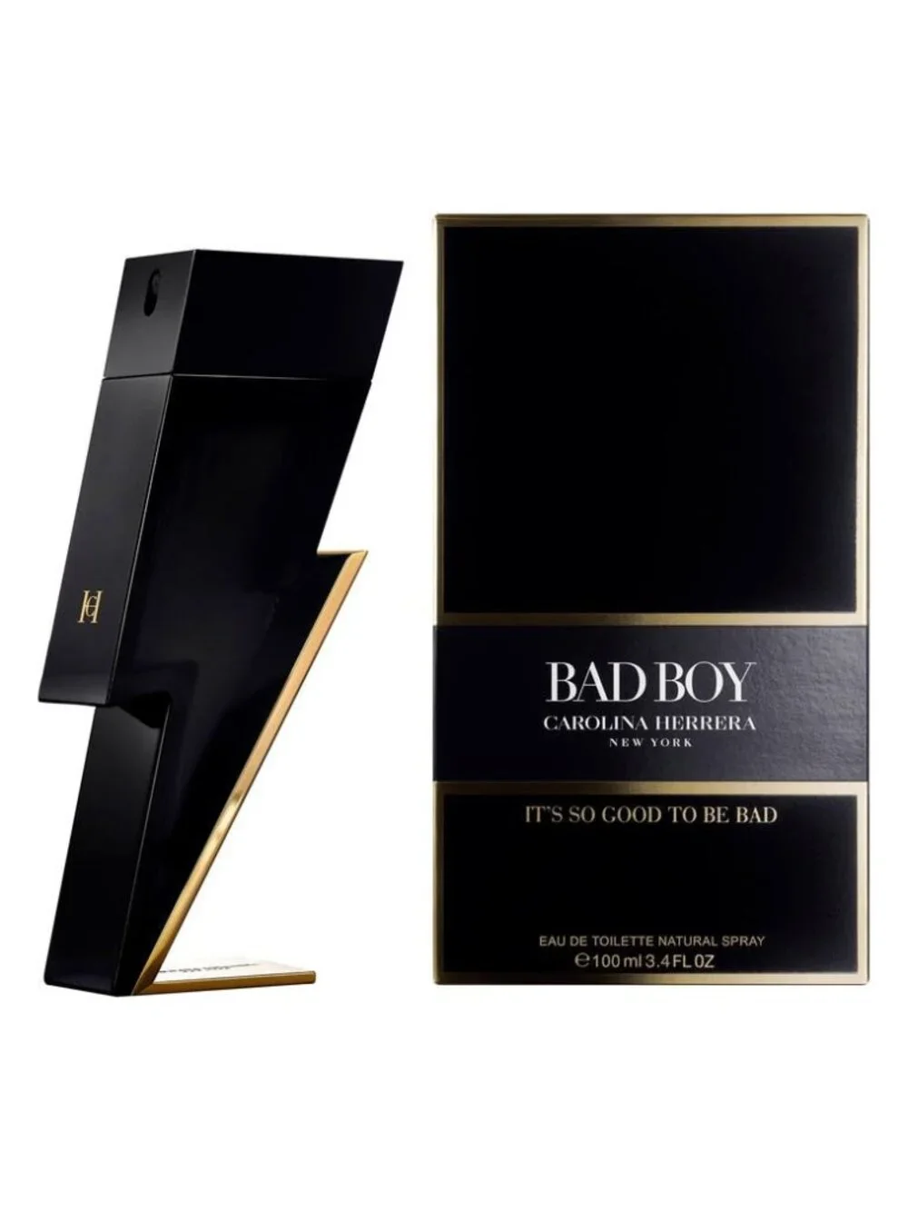 Carolina Herrera Bad Boy EDT,Oriental Spicy Woody Pepper-Travel 10ml,0.34oz-NEW
